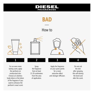 Diesel Bad Apă de toaletă pentru bărbați 50 ml