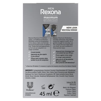 Rexona Men Maximum Protection Clean Scent Antiperspirant pentru bărbați 45 ml