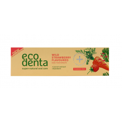 Ecodenta Toothpaste Wild Strawberry Flavoured Pastă de dinți pentru copii 75 ml