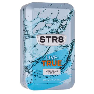 STR8 Live True Aftershave loțiune pentru bărbați 100 ml Cutie cu defect