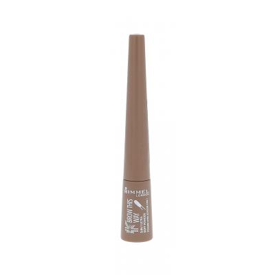 Rimmel London Brow This Way 3in1 Ultra Soft Powder Fard pentru femei 0,7 g Nuanţă 001 Light Brown