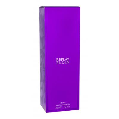 Replay Stone Gel de duș pentru femei 400 ml