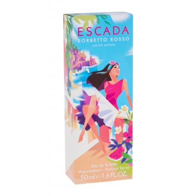 ESCADA Sorbetto Rosso Apă de toaletă pentru femei 50 ml