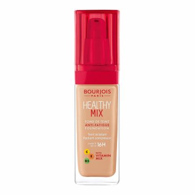 BOURJOIS Paris Healthy Mix Anti-Fatigue Foundation Fond de ten pentru femei 30 ml Nuanţă 55 Dark Beige