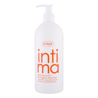 Ziaja Intimate Creamy Wash With Ascorbic Acid Igiena intimă pentru femei 500 ml