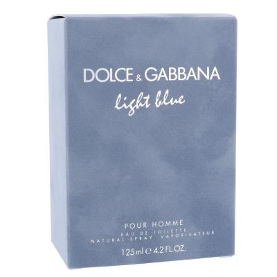 Dolce&amp;Gabbana Light Blue Pour Homme Apă de toaletă pentru bărbați 125 ml Cutie cu defect