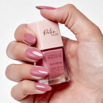 Gabriella Salvete Petra Nude Longlasting Nail Polish Lac de unghii pentru femei 11 ml Nuanţă Slip Dress