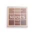 Makeup Revolution London Ultimate Nudes Fard de pleoape pentru femei 8,1 g Nuanţă Dark