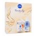 Nivea Beauty Age Set cadou Cremă de zi Anti-Wrinkle + Contouring SPF30 50 ml + demachiant de ochi Cornflower 125 ml