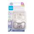 MAM Supreme Silicone Pacifier 6m+ White & Grey Suzete pentru copii 2 buc