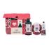 The Body Shop Cherries & Cheer Set cadou Gel de dus Cherries & Cheer Shower Gel 250 ml + unt de corp Cherries & Cheer Body Butter 200 ml + balsam de maini Cherries & Cheer Hand Balm 30 ml + geanta cosmetica