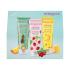 Dermacol Aroma Moment Be Juicy Set cadou Gel de dus Hawaiian Pineapple 250 ml + gel de dus Wild Strawberries 250 ml + gel de dus Bahamas Banana 250 ml