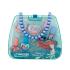 Lip Smacker Disney Princess Ariel Mini Makeup Bag Set cadou Balsam de buze 2 x 3,4 g + luciu de buze cremos 2 x 2 g + lac de unghii 2 x 4,25 g + inel + geanta de plastic