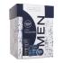 Nivea Men Deep Collection Set cadou Cremă pentru față, corp și mâini Men Creme 75 ml + apă după ras Men Deep Comfort 100 ml + antiperspirant Men Deep Darkwood 50 ml + gel de duș Men Deep Clean 250 ml