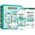 Garnier Skin Naturals Hyaluronic Aloe for Hydrating Set cadou Gel hidratant pentru față Skin Naturals cu Aloe și Acid Hialuronic 50 ml + apă micelară Skin Naturals cu Aloe și Acid Hialuronic 400 ml + mască de față Skin Naturals cu Aloe și Acid Hialuronic 28 g