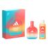 Adidas Vibes Happy Feels Set cadou Apă de parfum 100 ml + gel de duș 100 ml