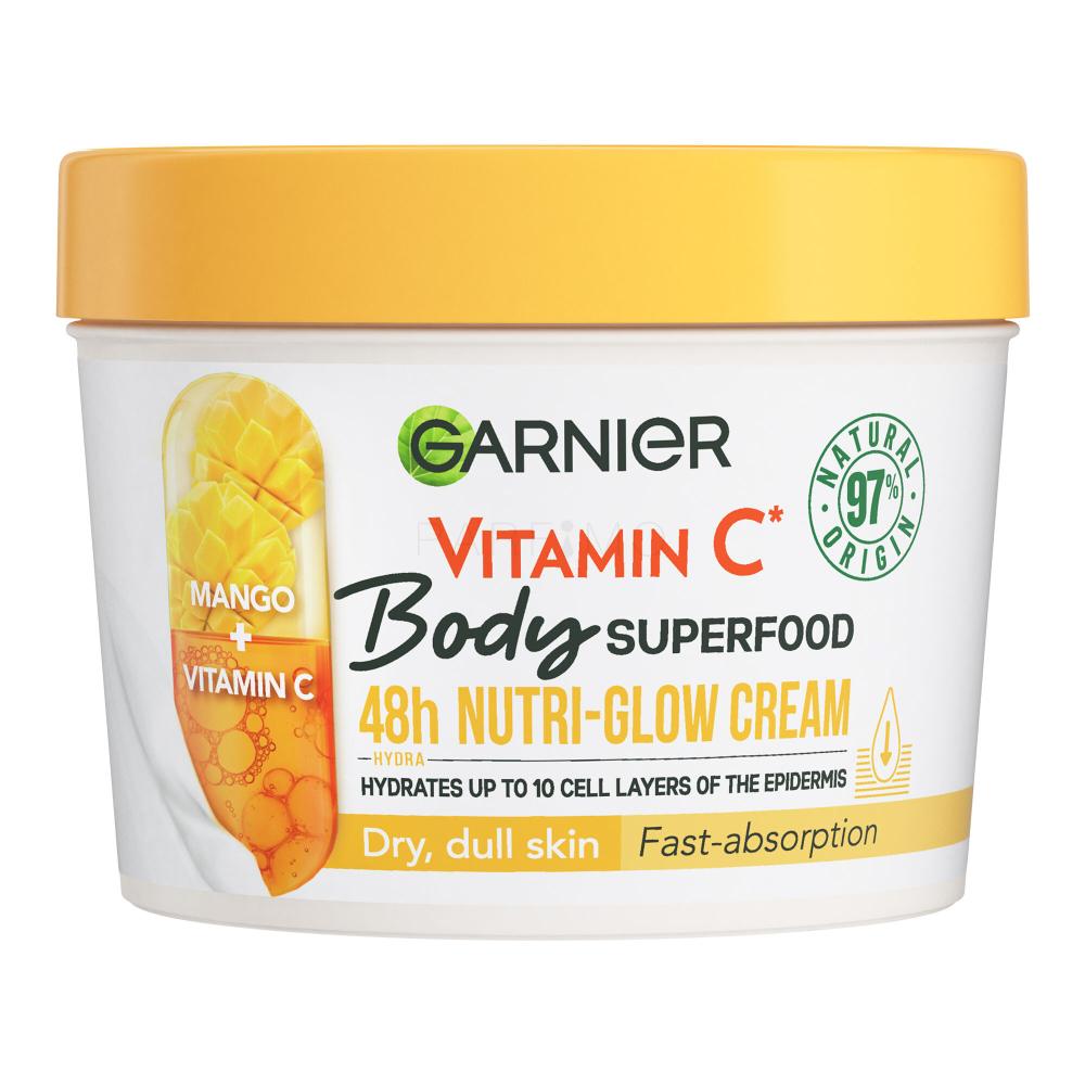 Garnier Body Superfood 48h Nutri Glow Cream Vitamin C Cremă De Corp