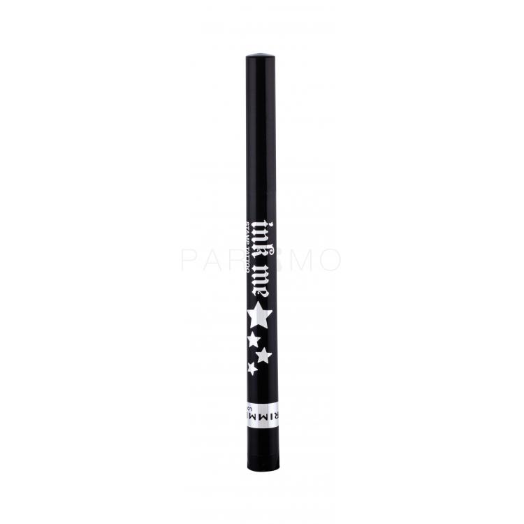 Rimmel London Ink Me Stamp Tattoo Tuș de ochi pentru femei 0,8 ml Nuanţă 009 Black/Star