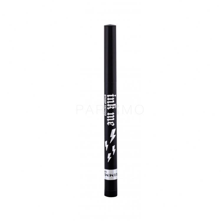 Rimmel London Ink Me Stamp Tattoo Tuș de ochi pentru femei 0,8 ml Nuanţă 007 Black/Bolt