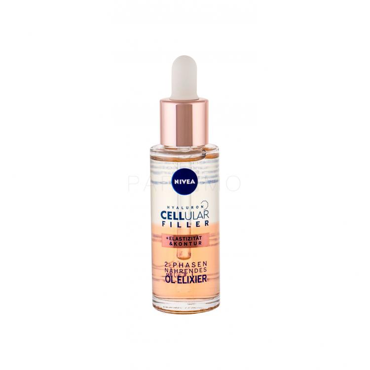 Nivea Hyaluron Cellular Filler Bi-Phase Oil Elixir Ulei facial pentru femei 30 ml