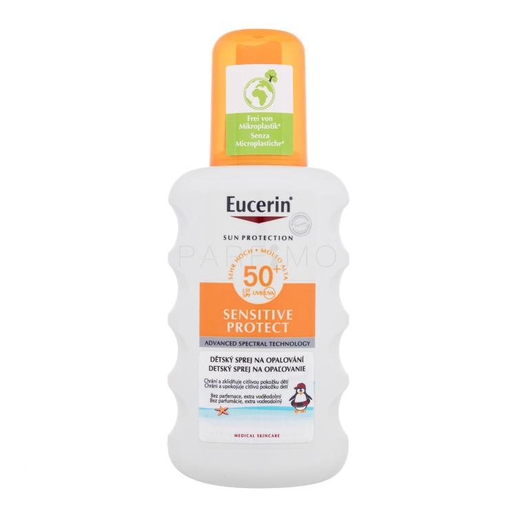 Eucerin Sun Kids Sensitive Protect Sun Spray SPF50+ Pentru corp pentru copii 200 ml