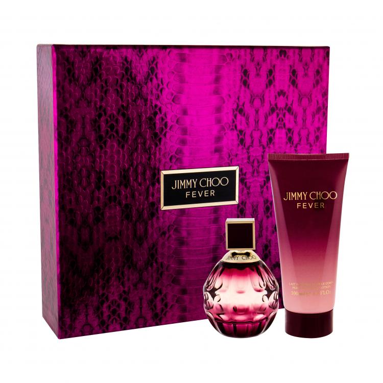 Jimmy Choo Fever Set cadou Apa de parfum 60 ml + Lapte de corp 100 ml