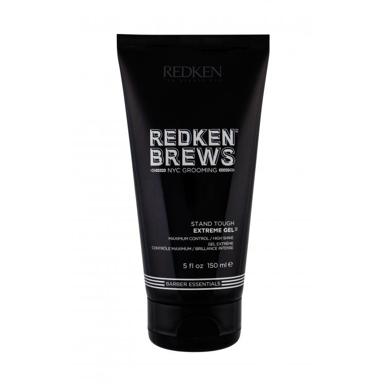 Redken Brews Stand Tough Extreme Gel de păr pentru bărbați 150 ml