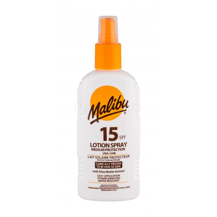 Malibu Lotion Spray SPF15 Pentru corp 200 ml