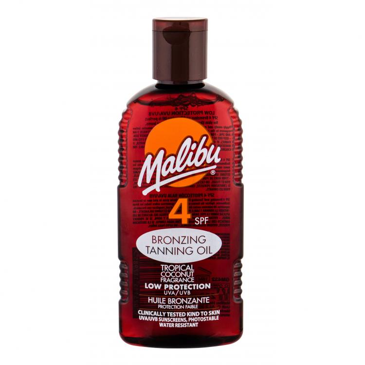 Malibu Bronzing Tanning Oil SPF4 Pentru corp pentru femei 200 ml