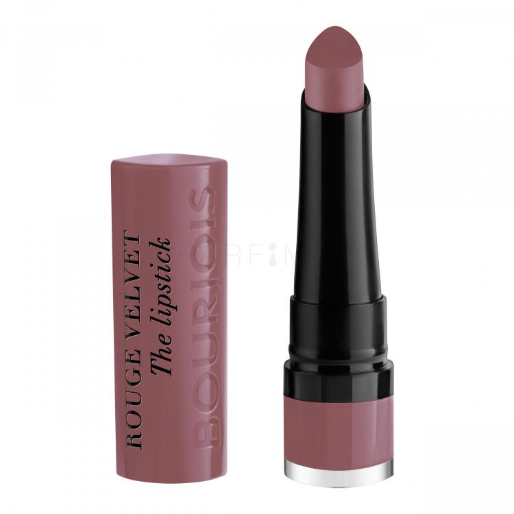 BOURJOIS Paris Rouge Velvet The Lipstick Ruj de buze pentru femei 2,4 g Nuanţă 17 From Paris With Mauve