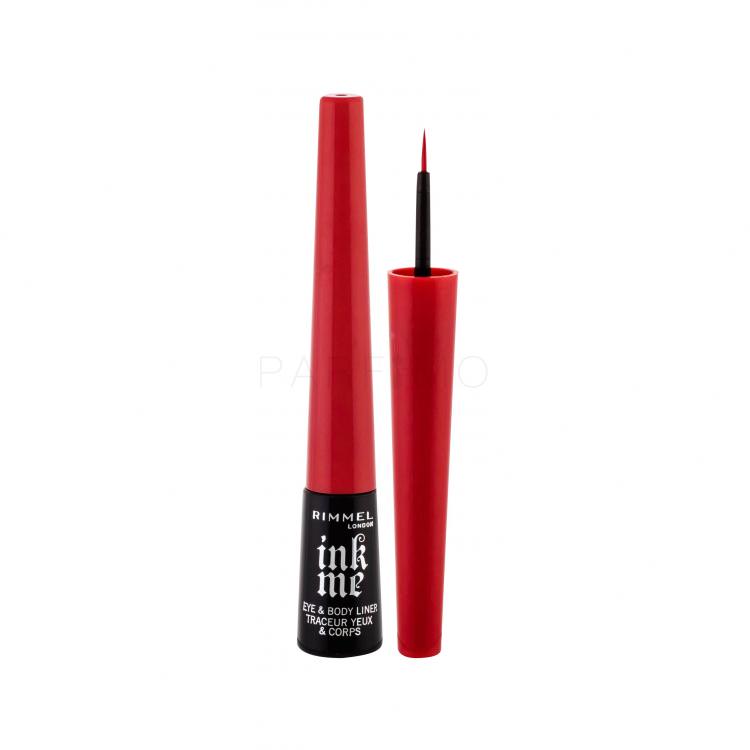 Rimmel London Ink Me Tuș de ochi pentru femei 2,5 ml Nuanţă 001 Blood Red