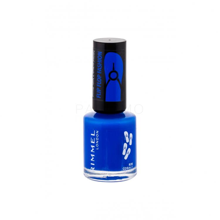 Rimmel London 60 Seconds Flip Flop Lac de unghii pentru femei 8 ml Nuanţă 826 Cobalt Heaven