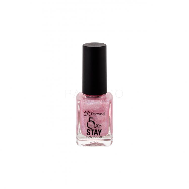 Dermacol 5 Day Stay Lac de unghii pentru femei 11 ml Nuanţă 47 Sparkle