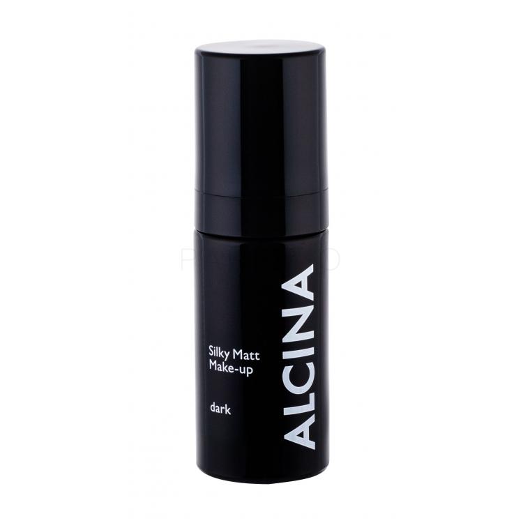 ALCINA Silky Matt SPF15 Fond de ten pentru femei 30 ml Nuanţă Dark