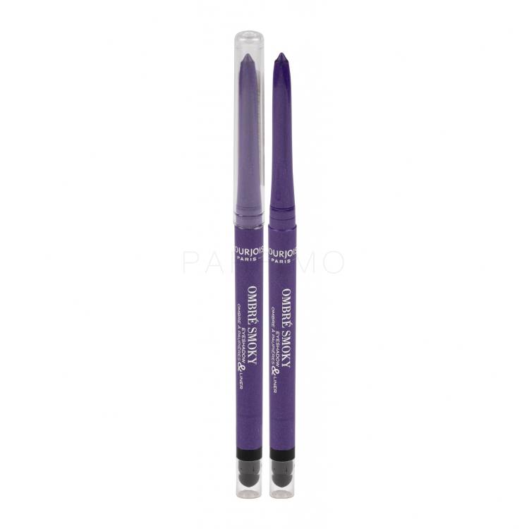 BOURJOIS Paris Ombré Smoky Eyeshadow &amp; Liner Creion de ochi pentru femei 0,28 g Nuanţă 003 Purple