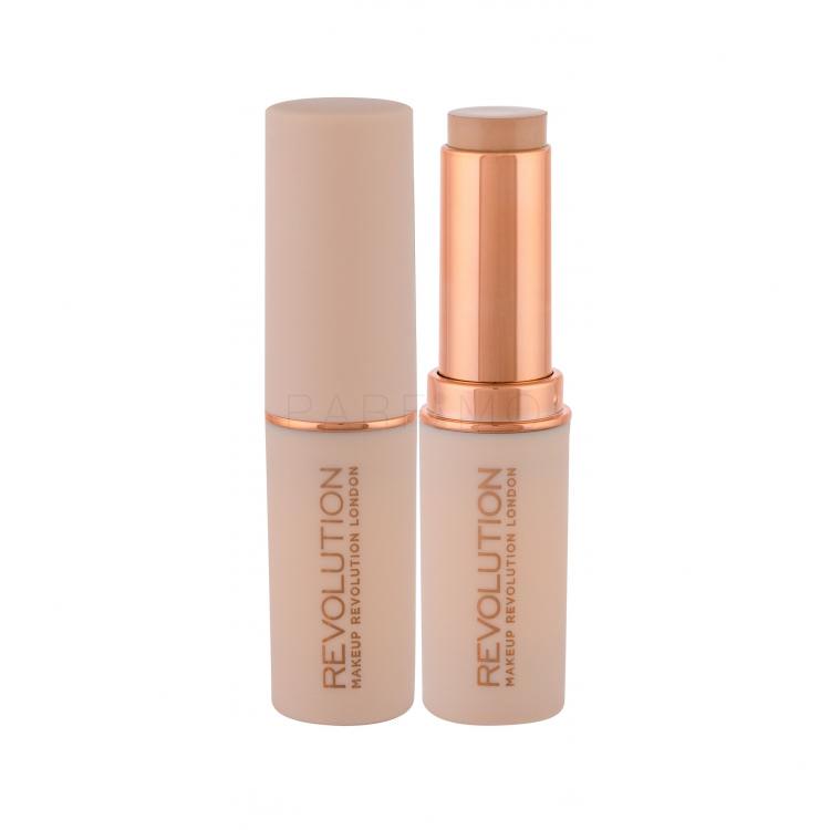 Makeup Revolution London Fast Base Fond de ten pentru femei 6,2 g Nuanţă F5