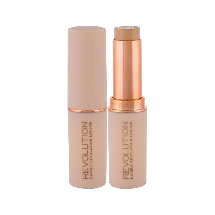 Makeup Revolution London Fast Base Fond de ten pentru femei 6,2 g Nuanţă F4