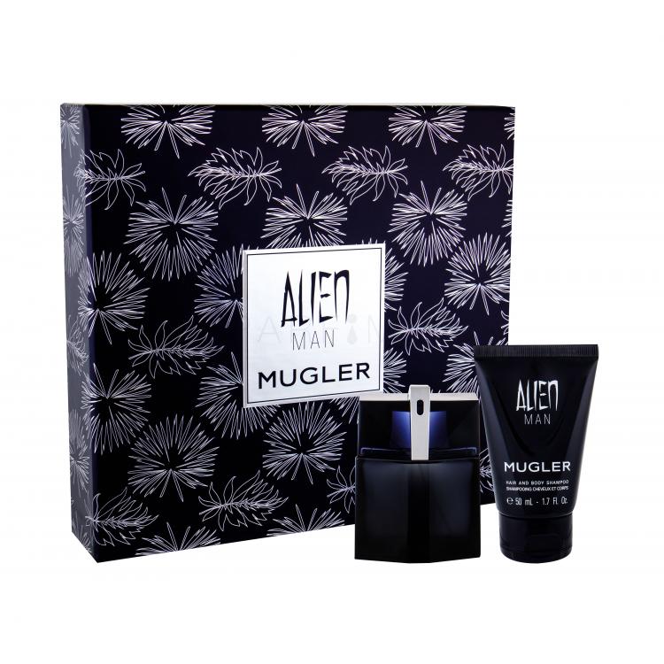 Mugler Alien Man Set cadou Apa de toaleta 50 ml + Gel de dus 50 ml