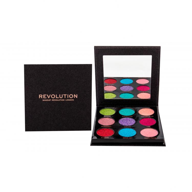 Makeup Revolution London Pressed Glitter Fard de pleoape pentru femei 10,8 g Nuanţă Abracadabra