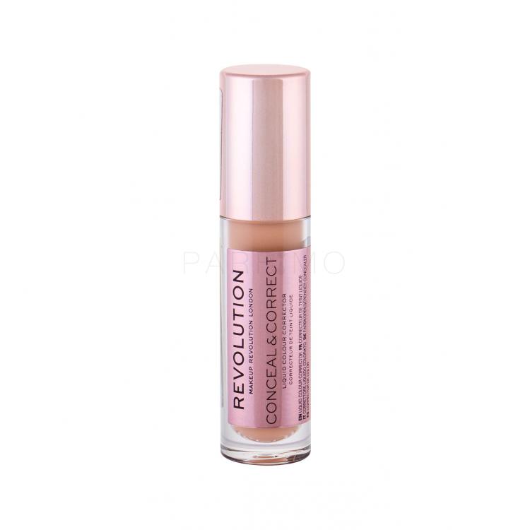 Makeup Revolution London Conceal &amp; Correct Anticearcăn pentru femei 4 g Nuanţă Peach