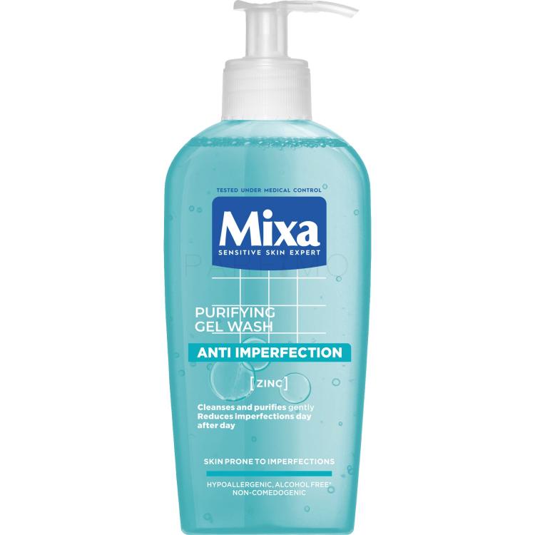 Mixa Anti-Imperfection Gentle Gel demachiant pentru femei 200 ml