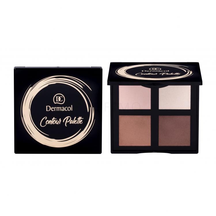 Dermacol Contour Palette Pudră pentru femei 12 g Nuanţă 1