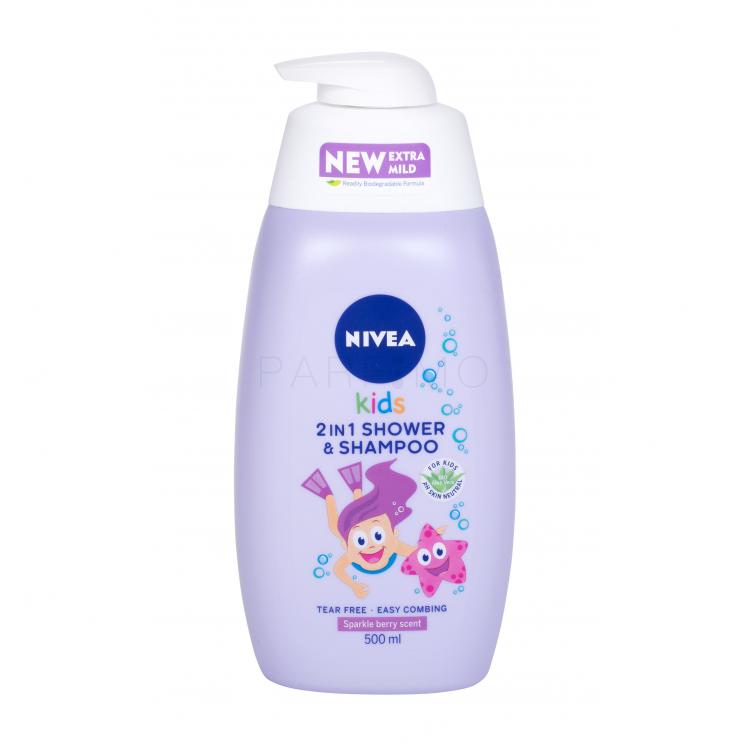 Nivea Kids 2in1 Shower &amp; Shampoo Gel de duș pentru copii 500 ml