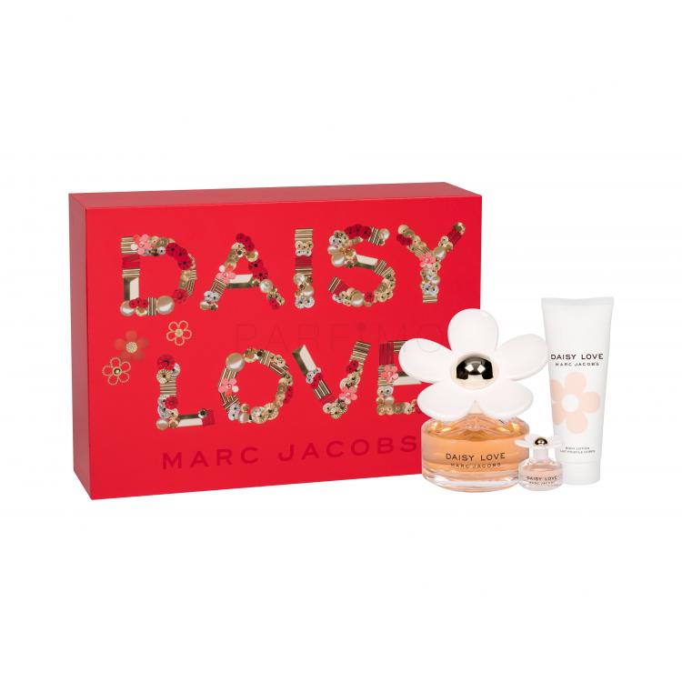 Marc Jacobs Daisy Love Set cadou edt 100 ml + lapte de corp 75 ml + edt 4 ml