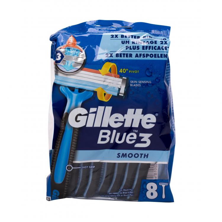 Gillette Blue3 Smooth Aparate de ras pentru bărbați 8 buc