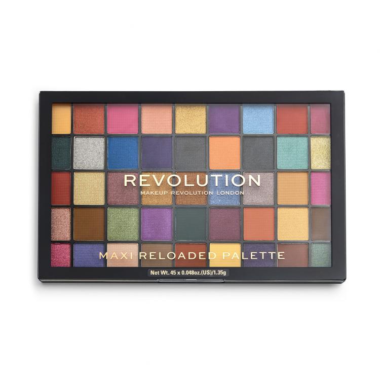 Makeup Revolution London Maxi Re-loaded Fard de pleoape pentru femei 60,75 g Odstín Dream Big