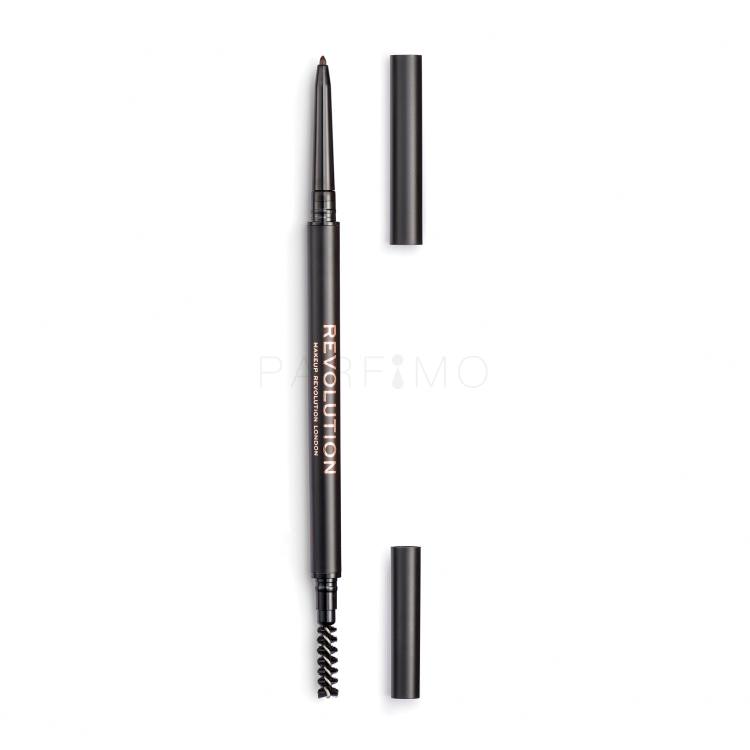 Makeup Revolution London Precise Brow Pencil Creion pentru femei 0,05 g Nuanţă Dark Brown