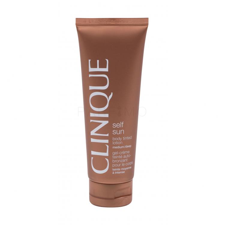 Clinique Self Sun Body Tinted Lotion Autobronzant pentru femei 125 ml Nuanţă Medium/Deep