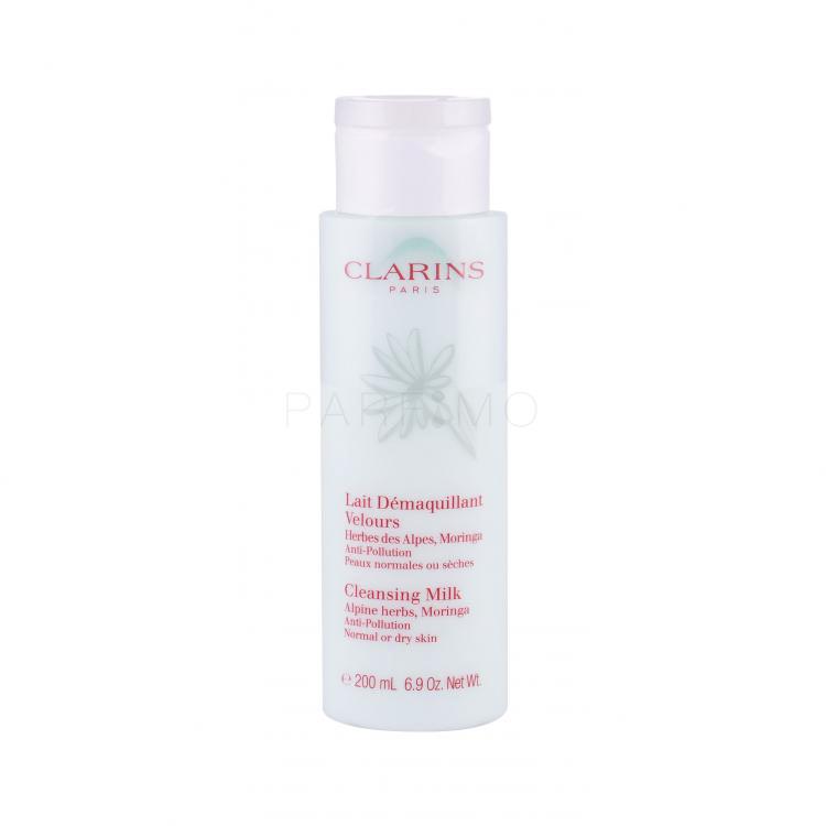 Clarins Cleansing Milk With Alpine Herbs Dry/Normal Lapte de curățare pentru femei 200 ml tester