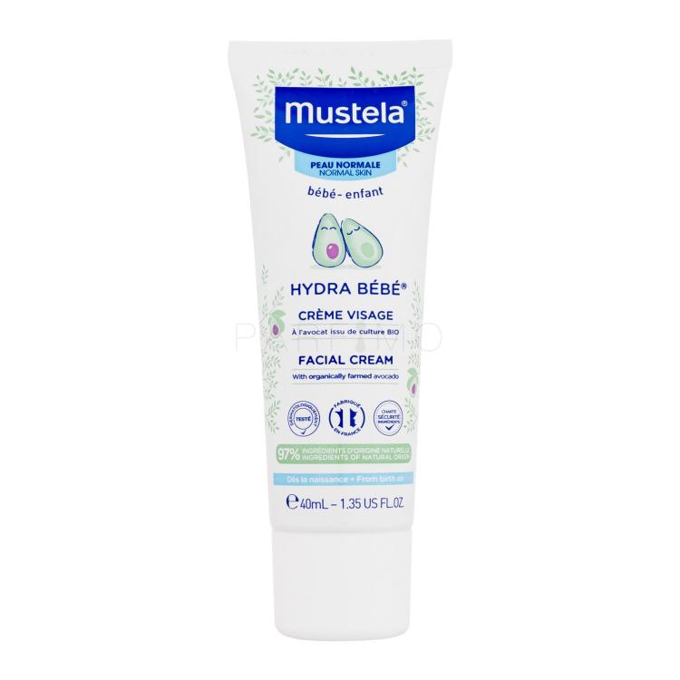 Mustela Hydra Bébé® Facial Cream Cremă de zi pentru copii 40 ml